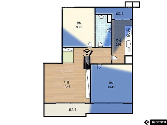 와이파이 범위 시각화 자료