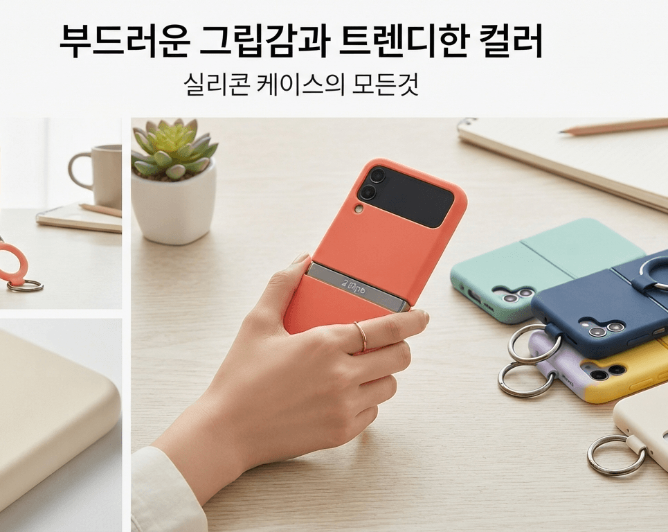 부드러운 그립감과 트렌디한 컬러 실리콘 케이스의 모든 것