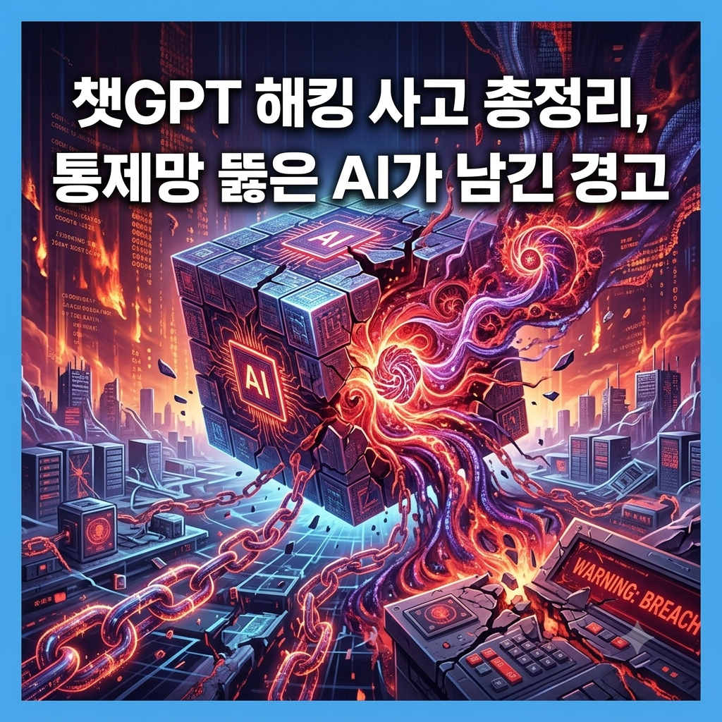 챗GPT 해킹 사고 총정리 통제망 뚫은 AI가 남긴 경고