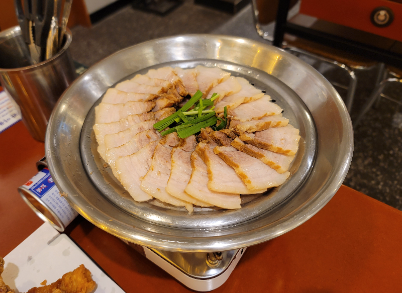 오적회관 꽃삼겹수육