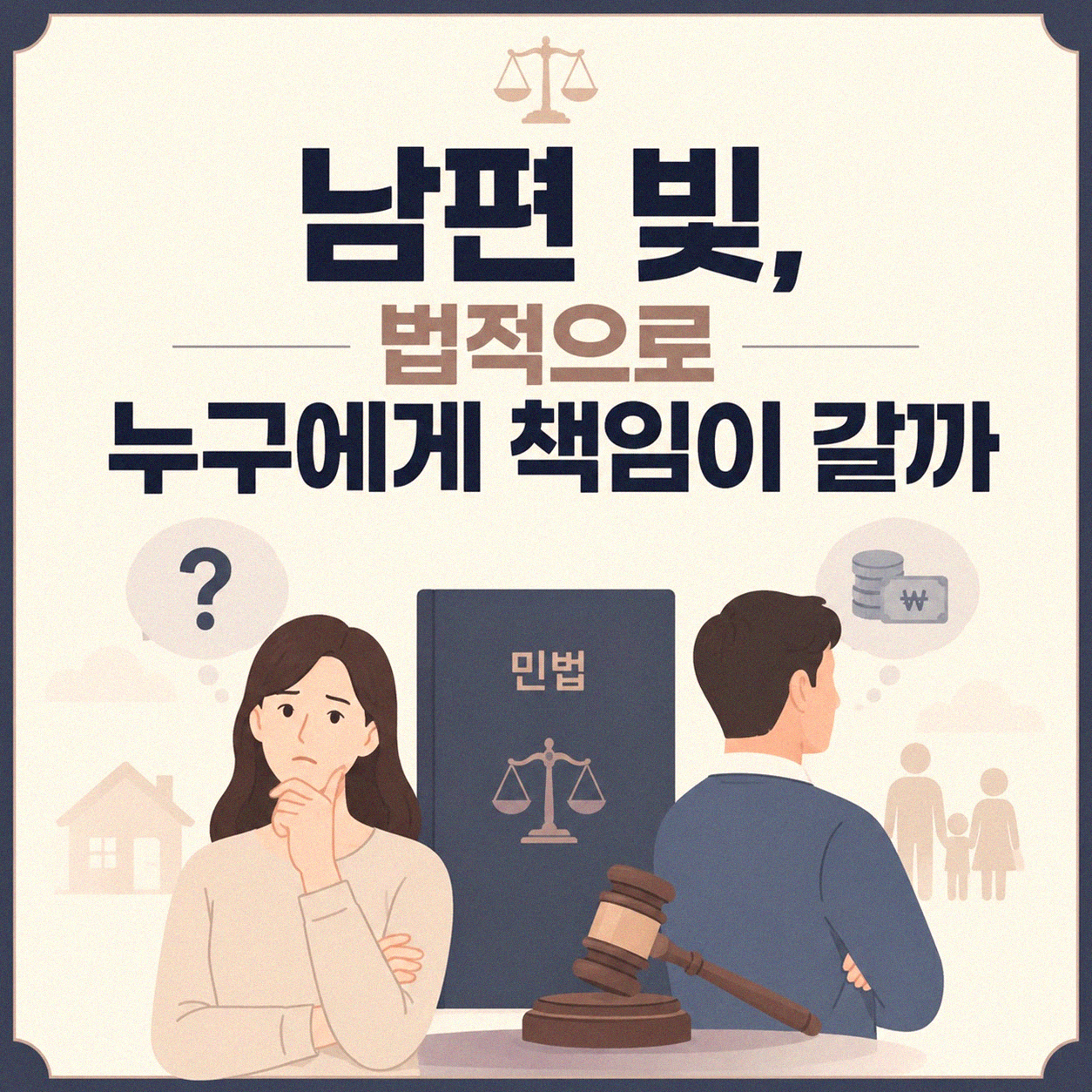 남편 빚, 배우자에게도 책임이 갈까