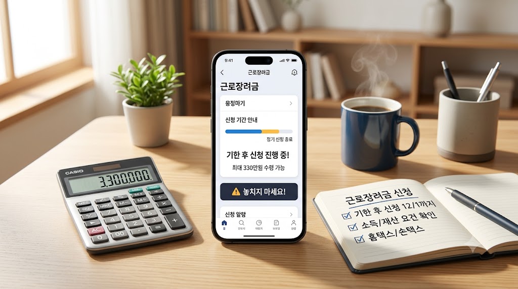 근로장려금 신청기간 놓치면 최대 330만원 날리는 이유와 해결법
