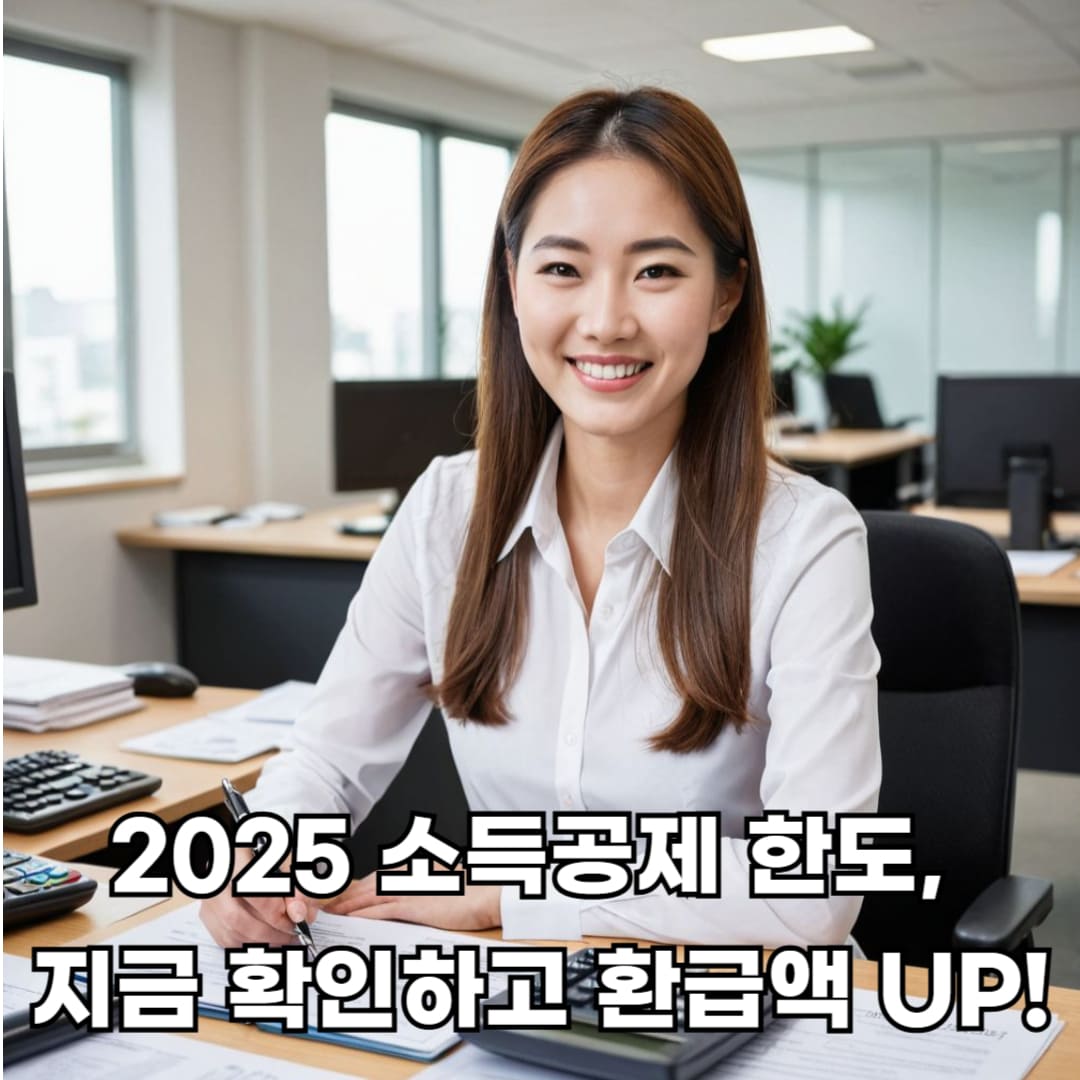 2025 소득공제 한도, 연말정산 환급액 늘리는 방법