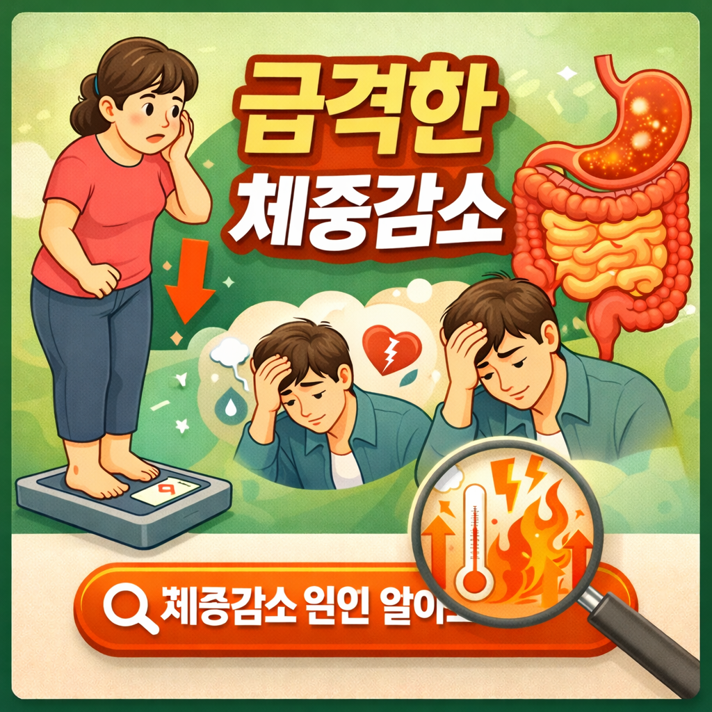 급격한 체중감소 원인