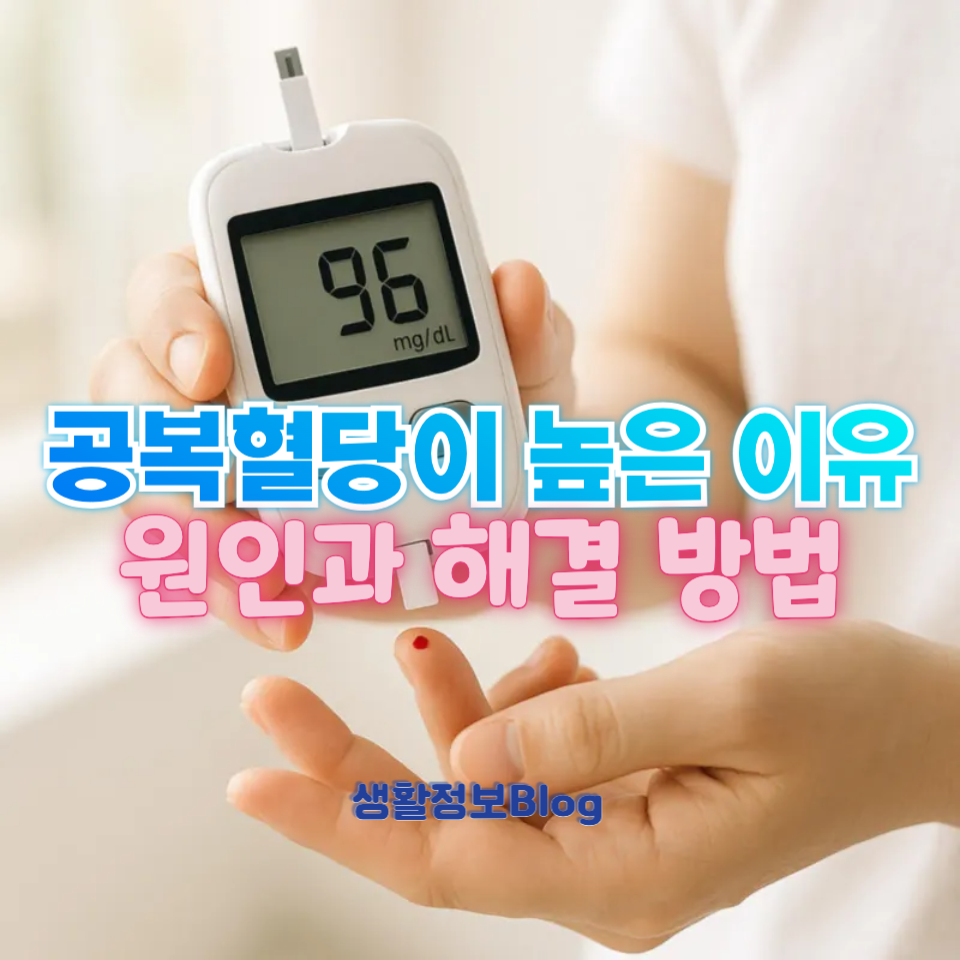 공복혈당이 높은 이유