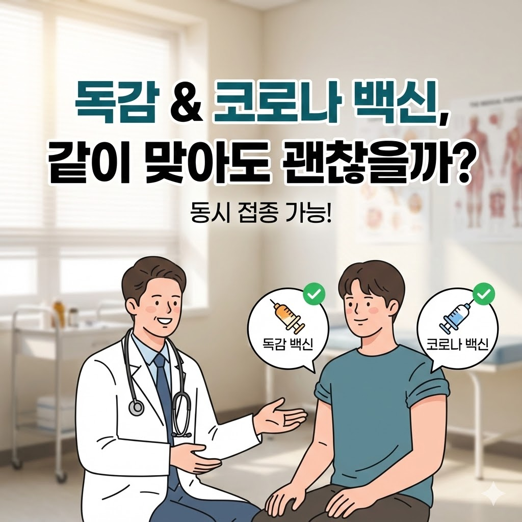 독감 예방접종과 코로나 백신 동시 접종 괜찮을까?