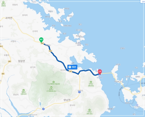디캠 지도 사진
