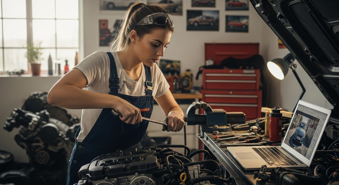 자동차 정비 기능사 실기 독학