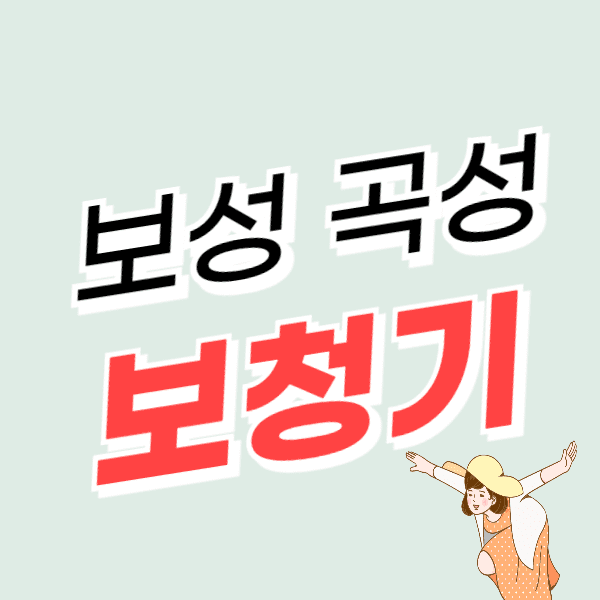 곡성/보성 보청기 가격 싼 곳 잘하는 센터 추천 지원금, 할인신청