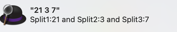 alfred variable argument split pass to output