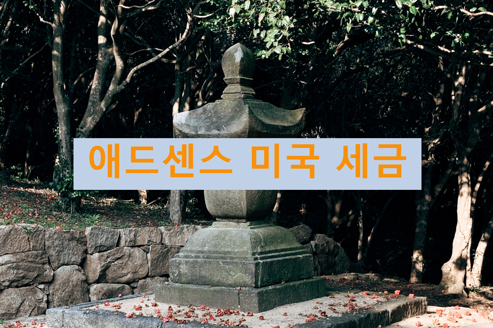 애드센스 미국 세금