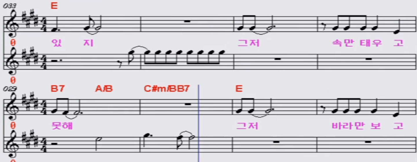 요요미(나미) 빙글빙글 악보