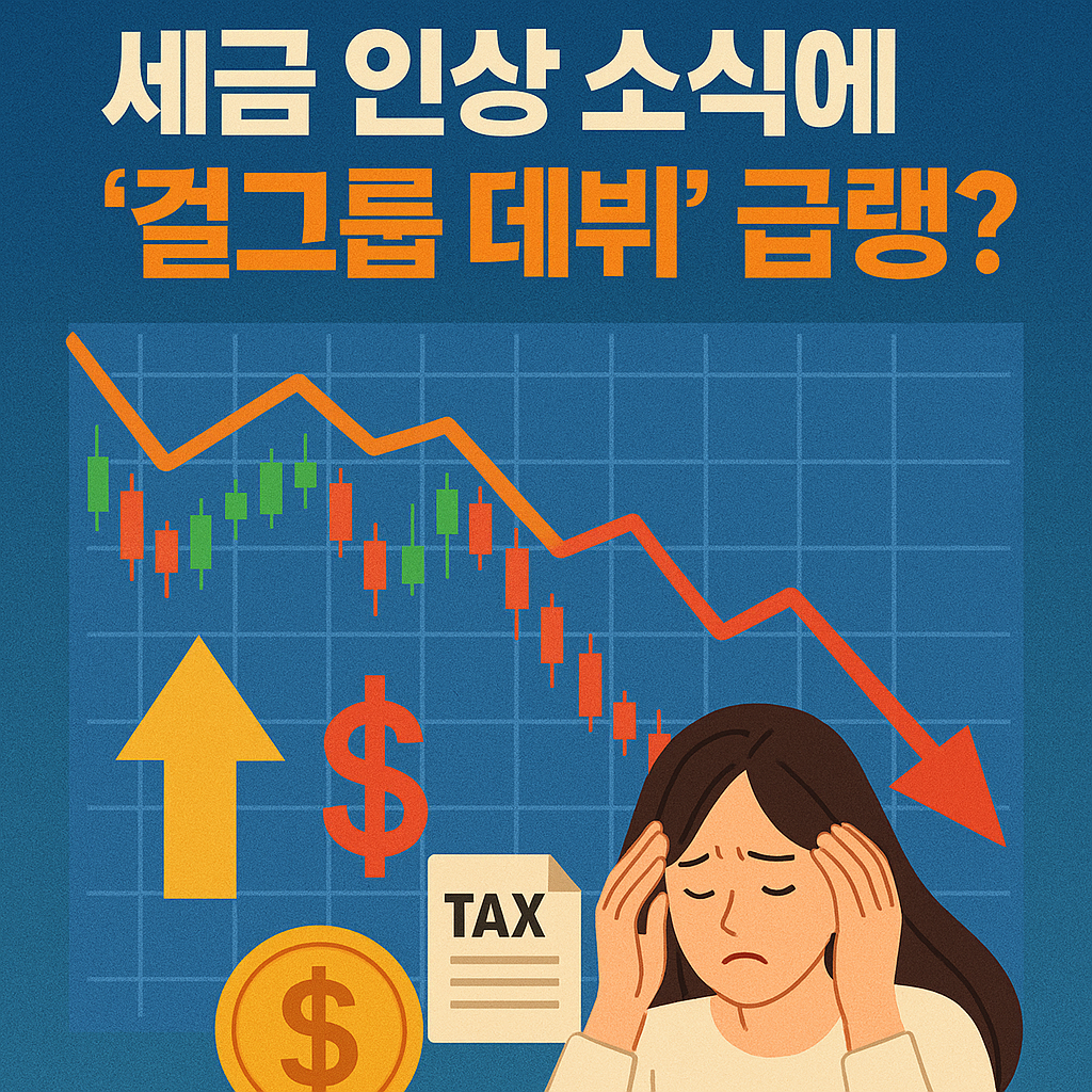 KOSPI 단숨에 30% 올랐다…세금 인상 소식에 '걸그룹 데뷔' 급랭?