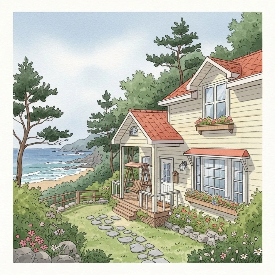 아늑하고 편안해 보이는 서천의 숙소