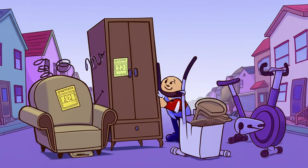 광주 북구 대형폐기물 스티커 없이 온..