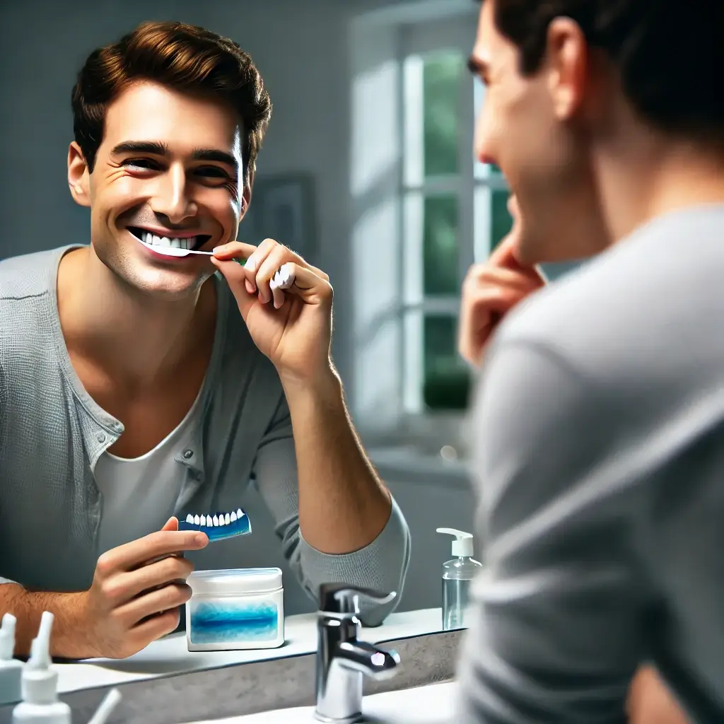 집에서-홈미백을-시도하는-남성