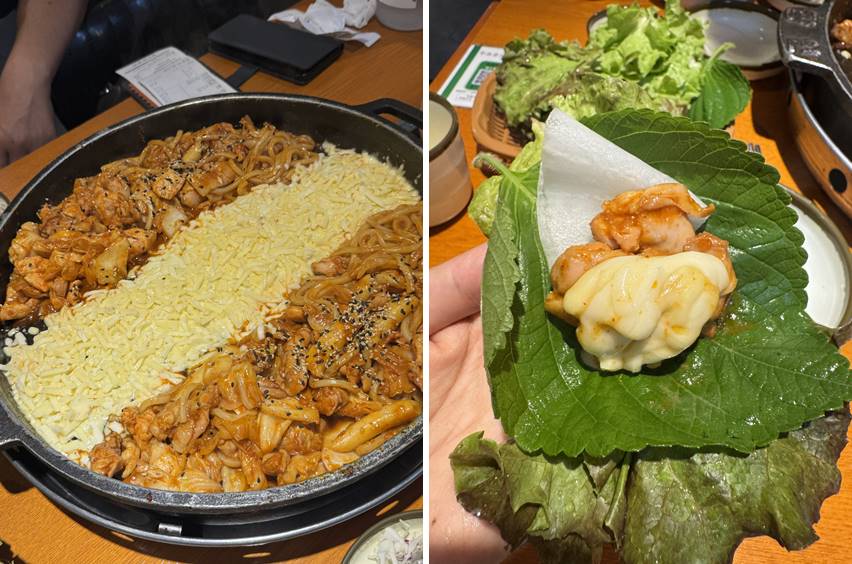 치즈 닭갈비 3인분 및 무쌈