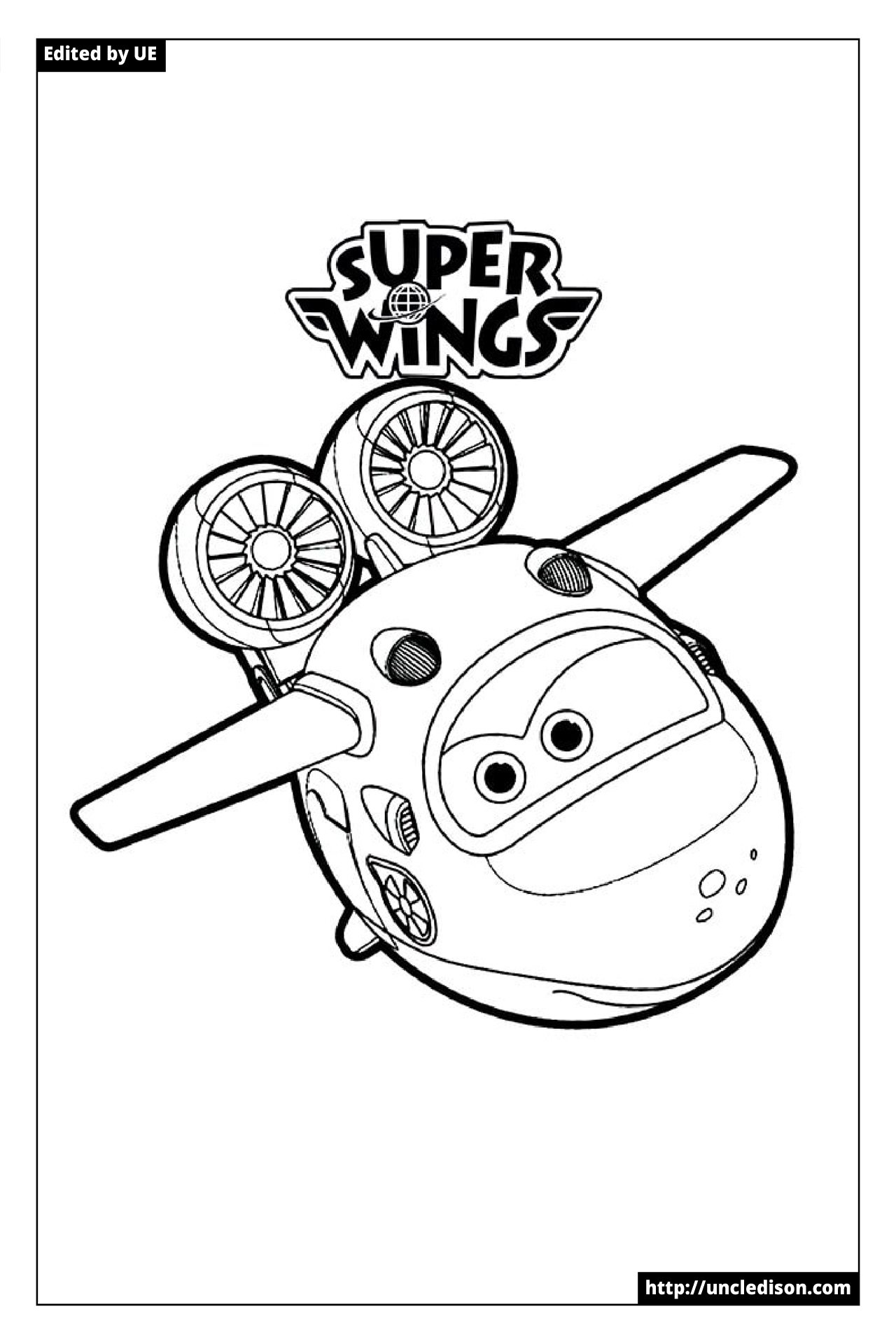 슈퍼윙스 색칠공부 도안