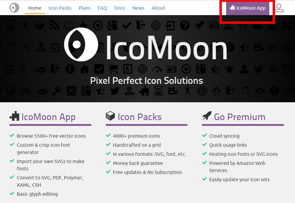 iconmoon 폰트 아이콘 사용법