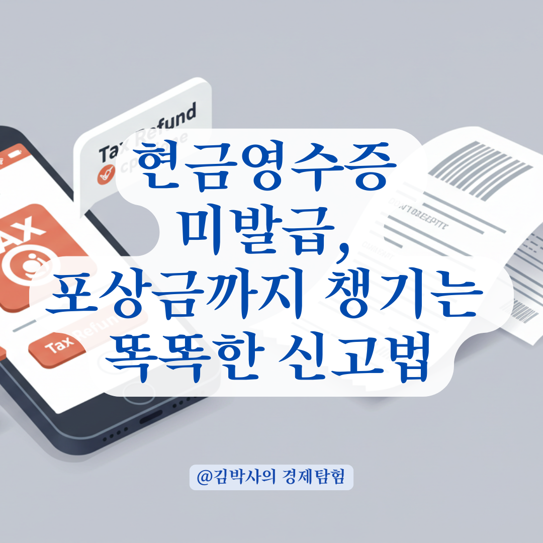 현금영수증 안 끊어줬다면, 금액과 상관없이 이렇게 신고하세요