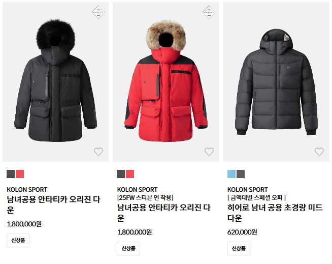 25/26 FW 여성패딩 추천 가격