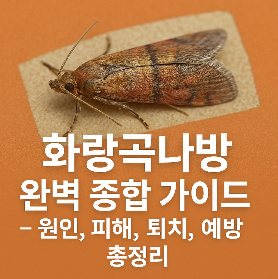 화랑곡나방 완벽 종합 가이드 &ndash; 원인, 피해, 퇴치, 예방 총정리