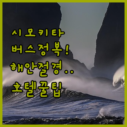 시모키타 반도 무쓰 시 로컬 버스 여..