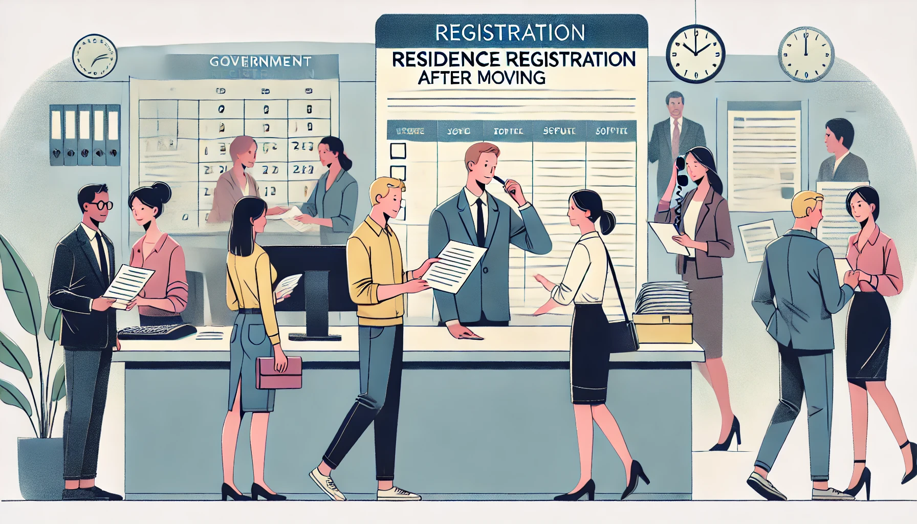 허위 전입신고의 법적 위험을 설명하는 이미지