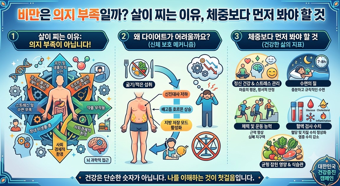 비만은 의지 부족일까?