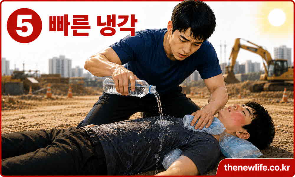 열사병 응급 처치 빠른 냉각