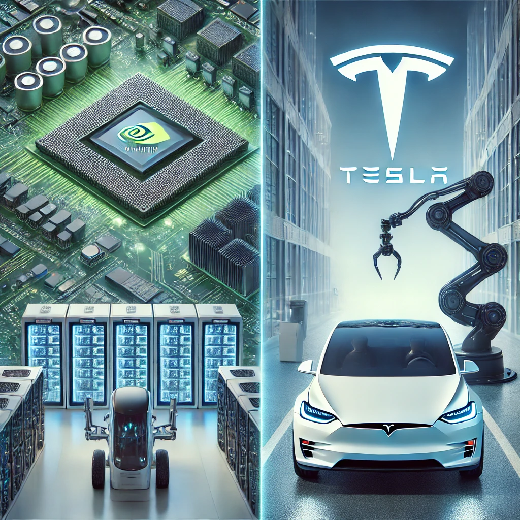 엔비디아 vs 테슬라, AI 시대 최고의 수혜주는 누구일까?