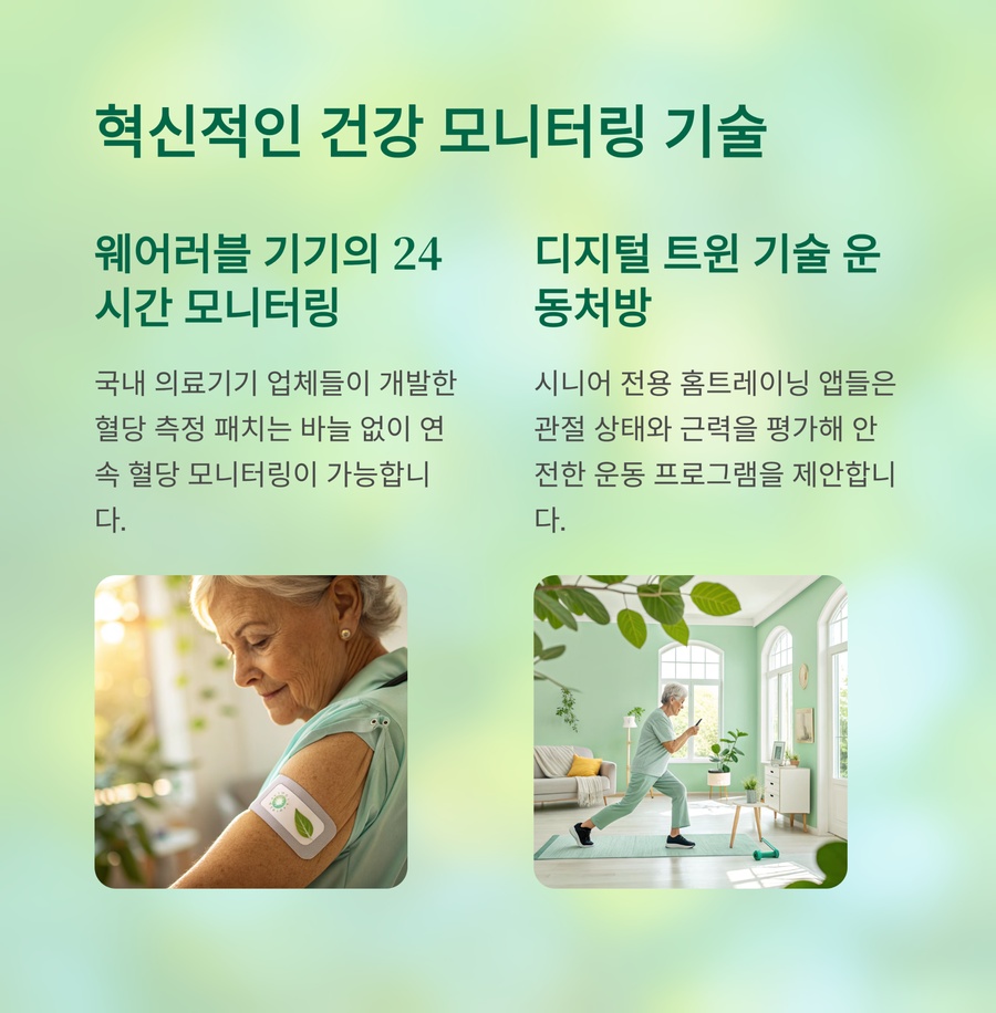 웨어러블 혈당 패치와 디지털 트윈 운동처방 활용 사례