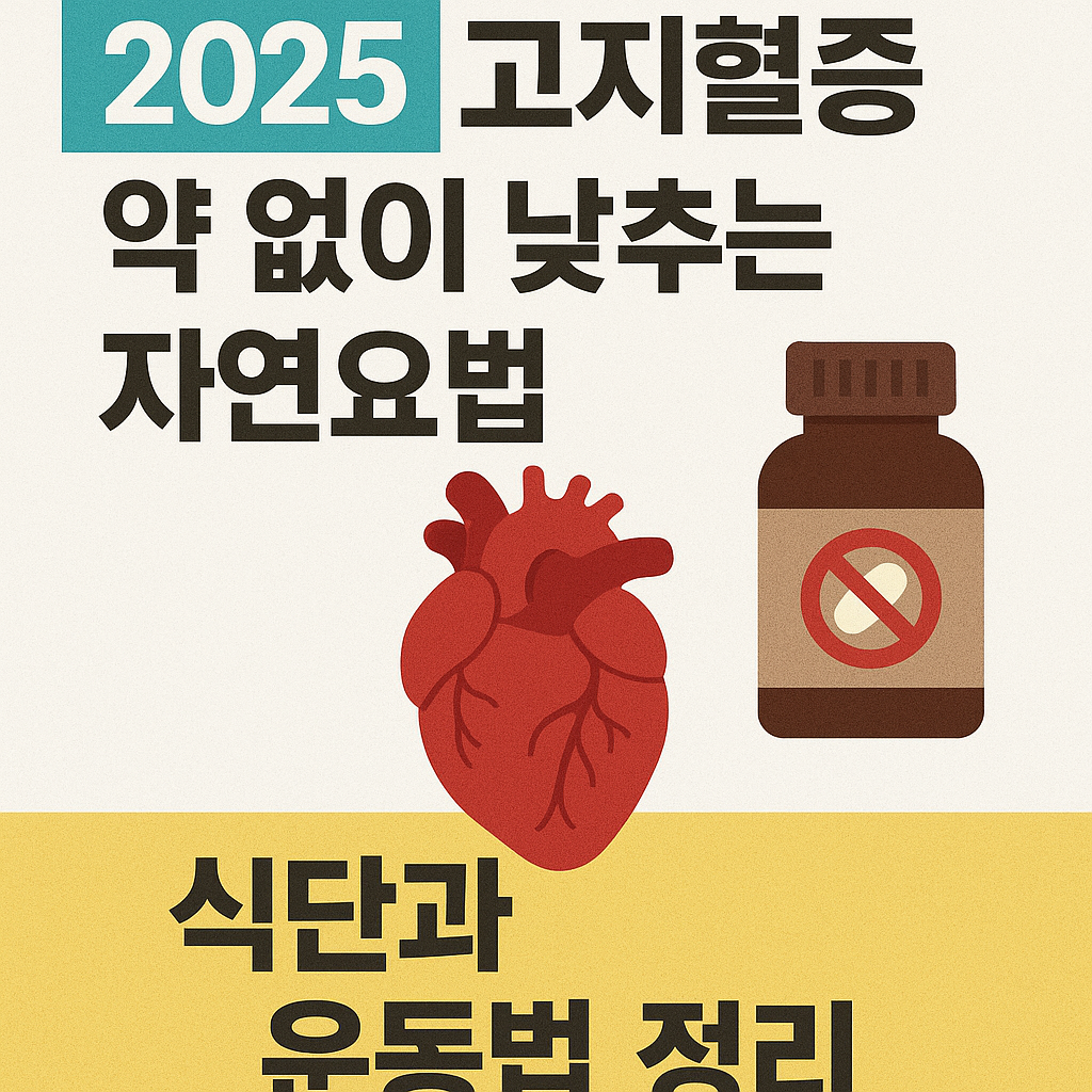 2025 고지혈증 약 없이 낮추는 자연요법 ❘ 식단과 운동법 정리.