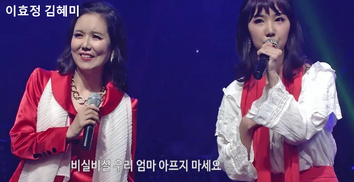 가수 이효정 김혜미