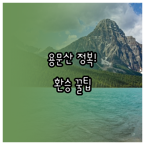 용문역 시간표와 용문산행 버스 환승 ..