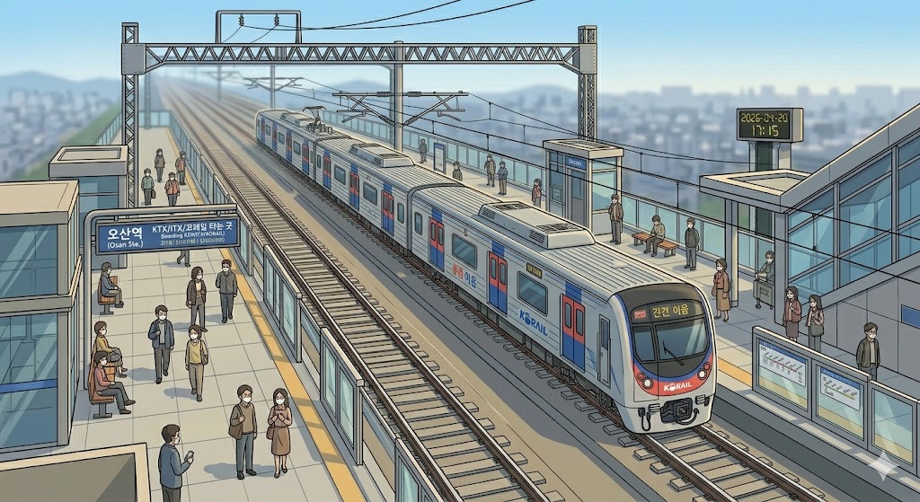 오산역 청량리 평일 휴일 급행 시간표