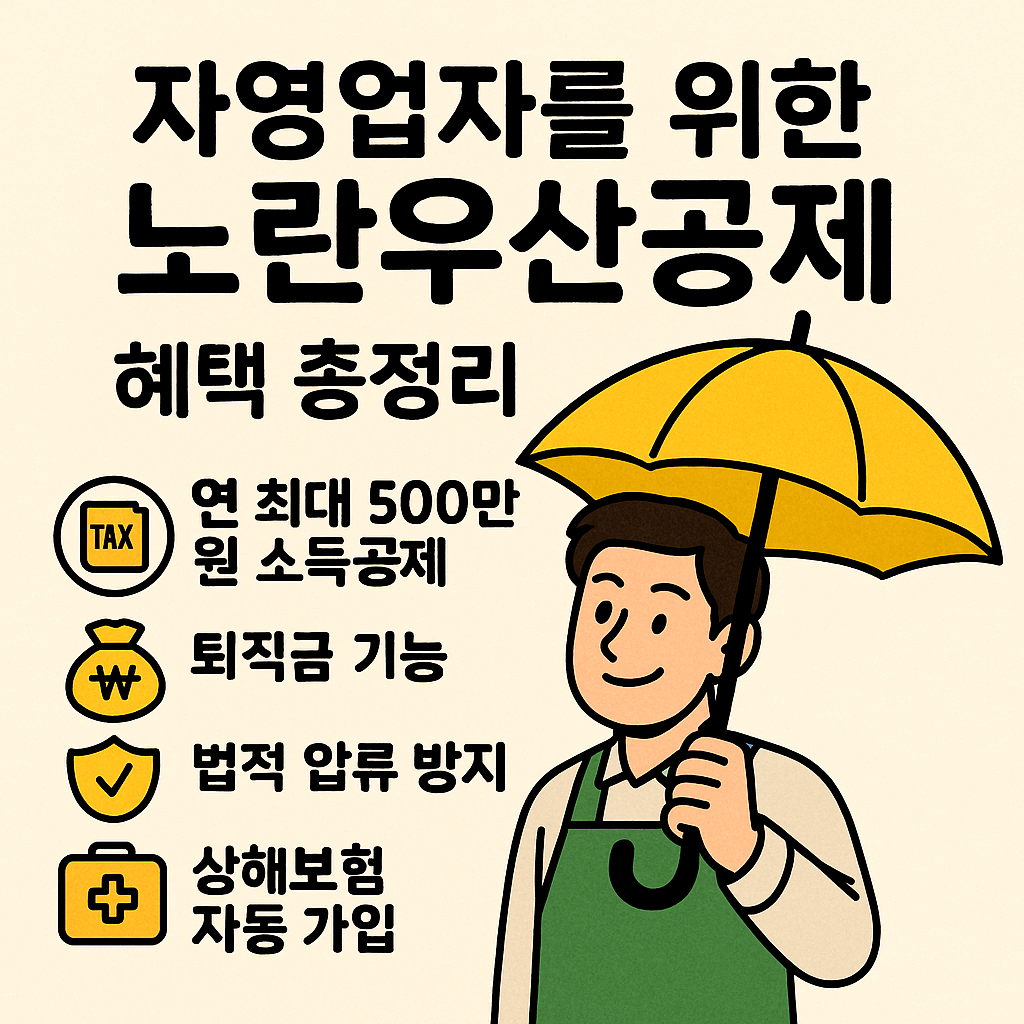 자영업자를 위한 노란우산공제 혜택 총정리