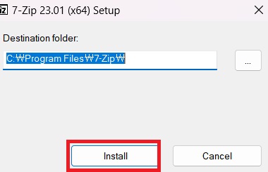 7z 압축풀기, 다운로드 방법