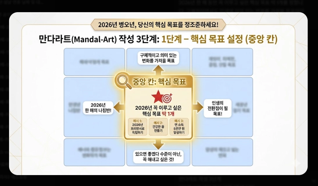 신년 목표 세우기 및 작심삼일 극복법