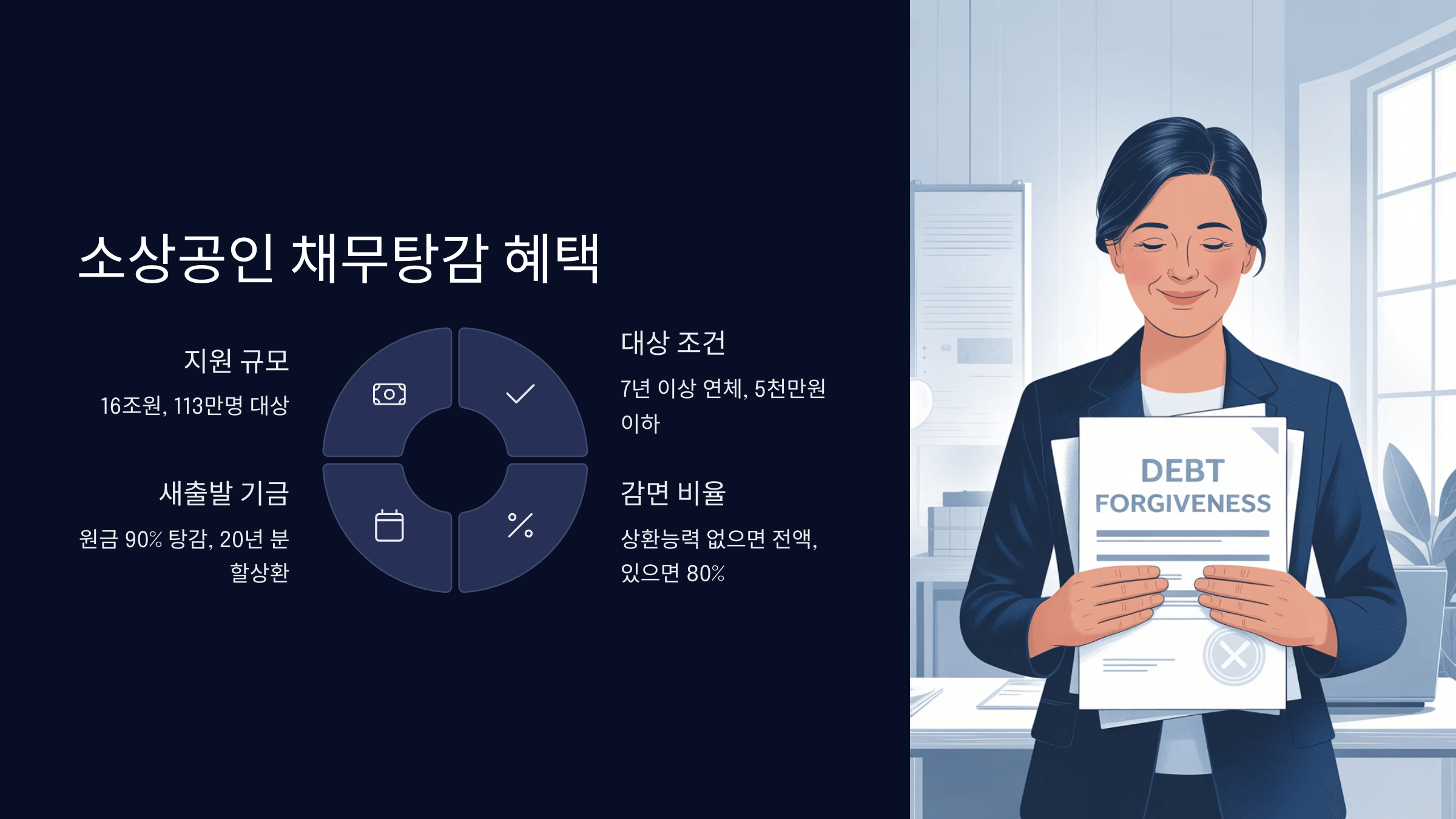 소상공인 채무탕감 혜택