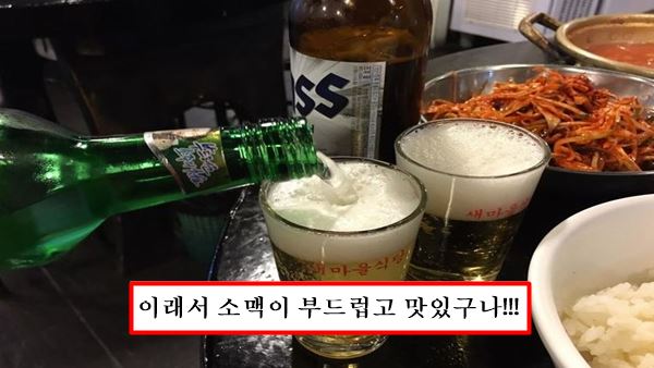 소맥 맛있는 이유