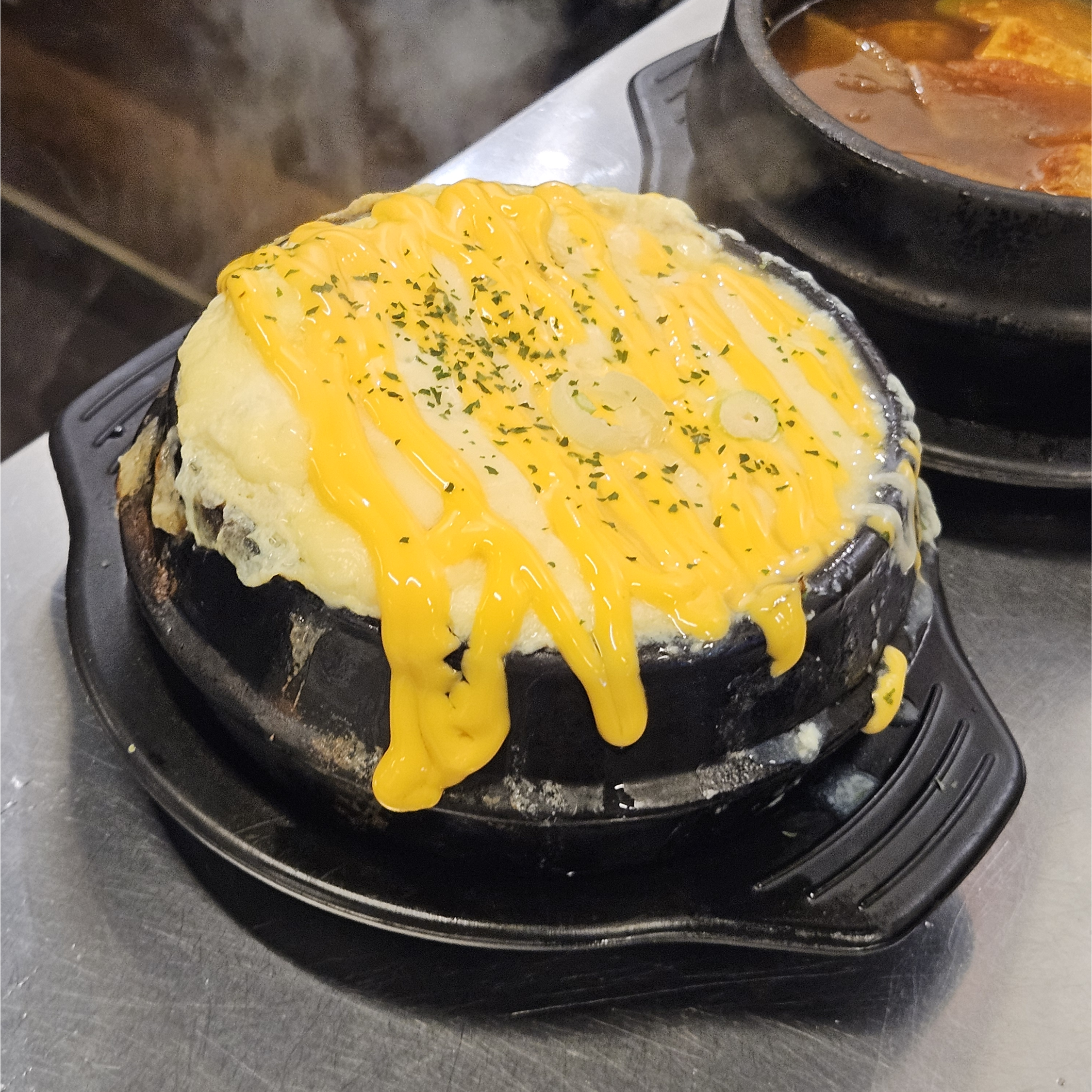 풍암동 동두천솥뚜껑삼겹살 / 폭탄 계란찜