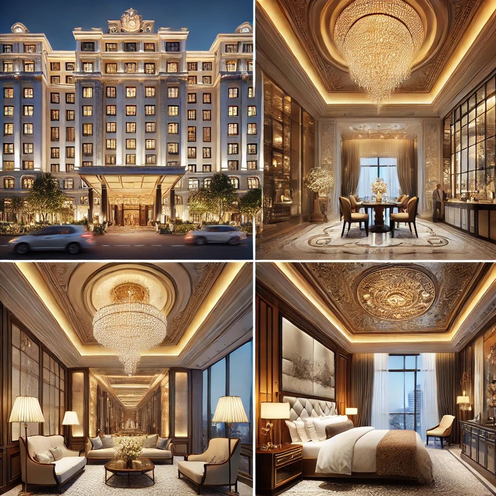 타이난의 대표적인 럭셔리 호텔 전경