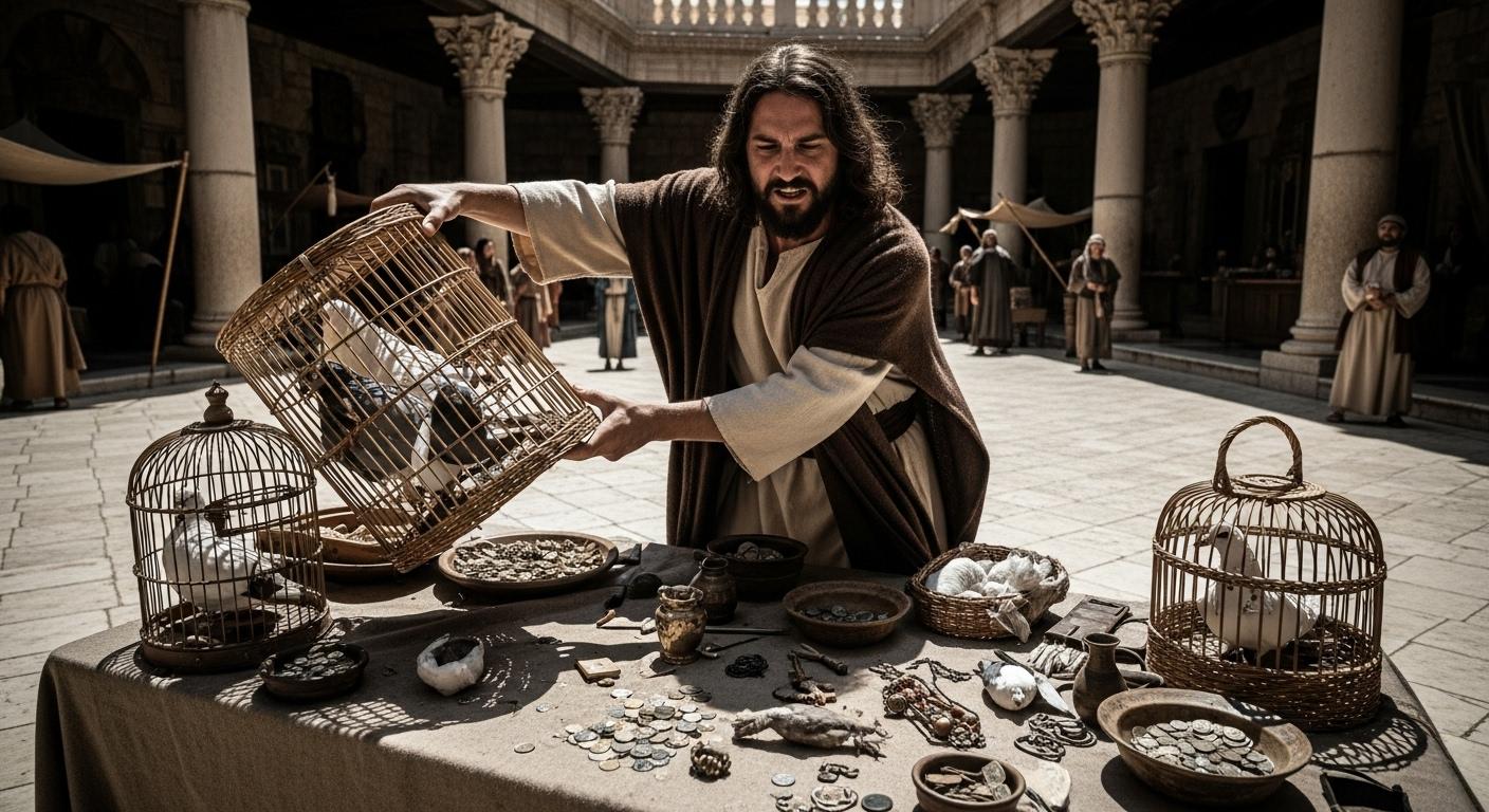 Jesus Going to Clean House