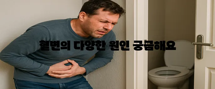 혈변이 나오는 이유 한번에 몰아보기