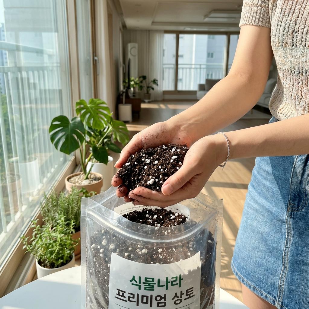 무거운 흙 대신 펄라이트 인공토를 써야 하는 이유