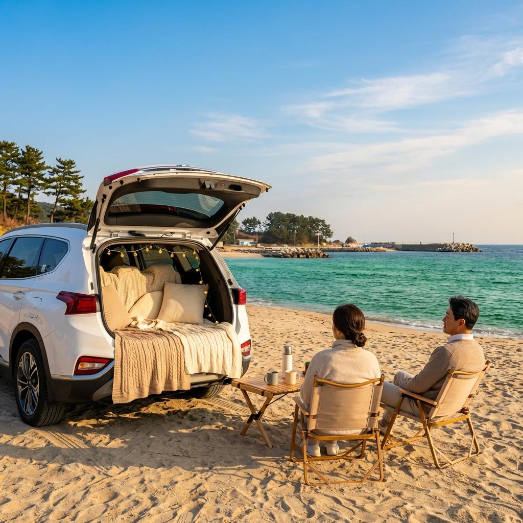 강원도 무료 차박지 바다, 고성 천진해수욕장 솔직 후기