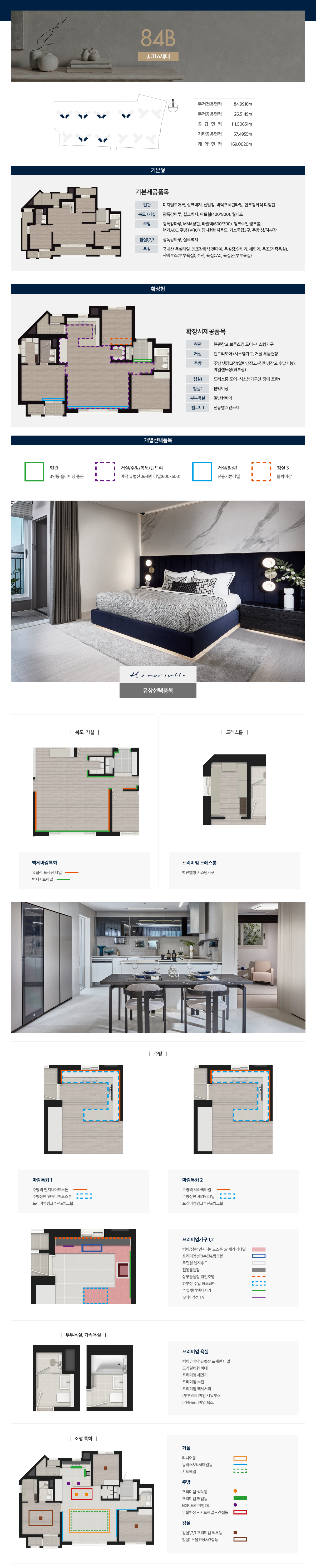 안성 당왕 경남아너스빌 하이스트 - 84B 평면도