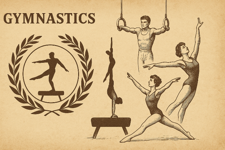 체조의 역사적 상징 일러스트