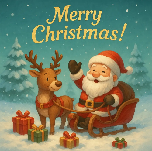 루돌프-산타-선물